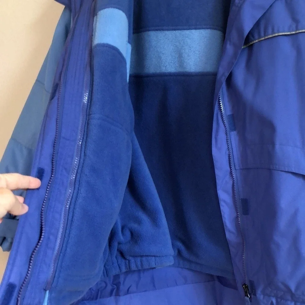 The Children's Place Blue Two-piece Reversible Ski Jacket Winter Size 14 XL Cozy